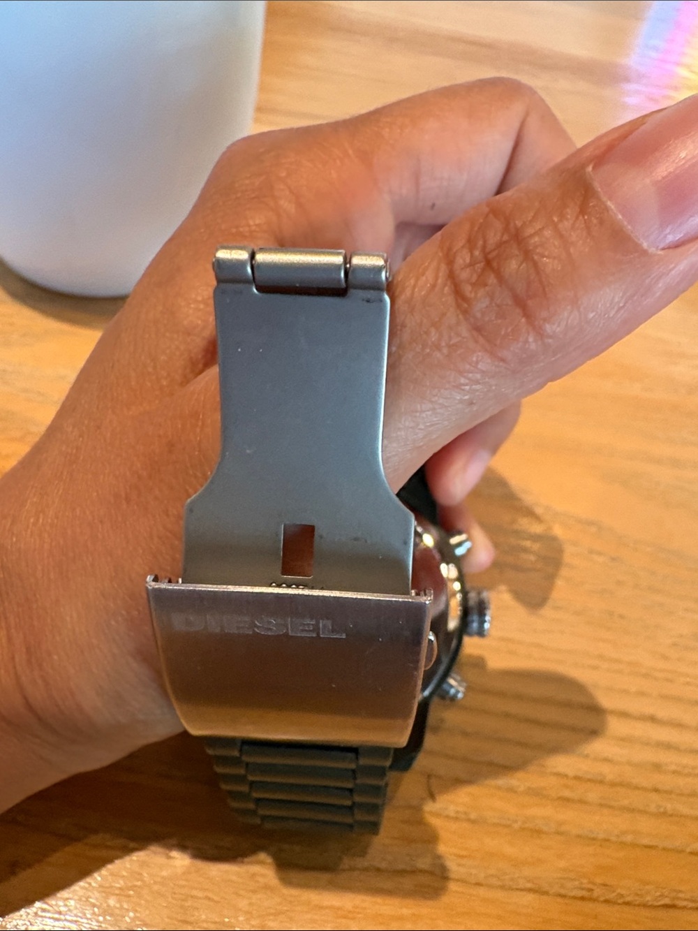 Diesel Black Watch With White Accents View 2